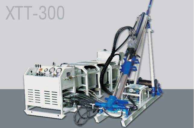 xtt-300 full hydraulic portable rig, all-hydraulic engineering geological exploration rig